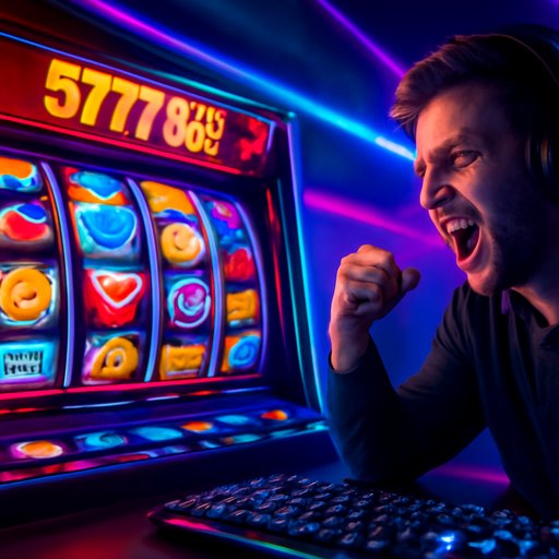 5777bet স্লট রিল স্ক্রিনের ক্লোজআপ